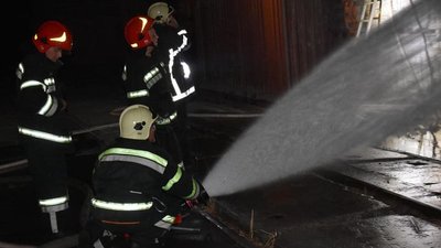 В Одеському порту сталася пожежа В Одеському порту сталася пожежа