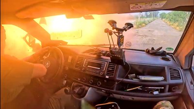 Підрив на міні евакуаційної автівки на виїзді з Дружківки