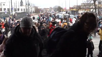 Львівський вокзал. Архівне фото: 26.02.2022 Львівський вокзал. Архівне фото: 26.02.2022