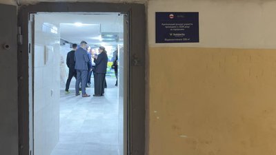 Відремонтоване укриття в КНУ імені Шевченка