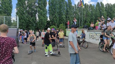 У Черкасах відкрили перший скейт-парк