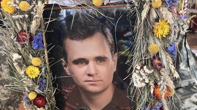 Портрет загиблого 42-річного військового Тараса Пригоди, Хмельницький, 25 серпня 2026 року
