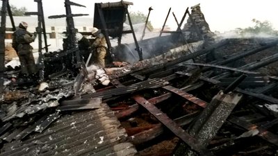 На Одещині зайнявся дах житлового будинку На Одещині зайнявся дах житлового будинку