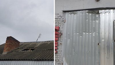 Пошкодження від ракетної атаки у Кропивницькому Пошкодження від ракетної атаки у Кропивницькому