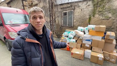 Волонтер БФ "Стрибог" Олександр Спатар Волонтер БФ "Стрибог" Олександр Спатар