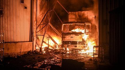 атака РФ на Одесу 4 вересня 2025 року, вантажівка, пожежа, ДСНС