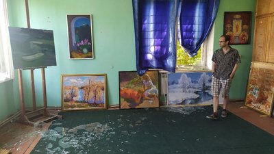 У кропивницькому Будинку художника внаслідок ракетного удару вибило 16 вікон