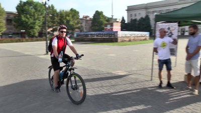 У Херсоні відбулась акція "Велосипедом на роботу"