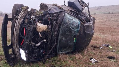 Пошкоджена автівка внаслідок ДТП