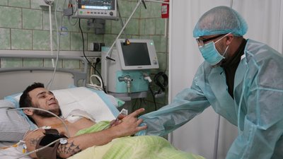 Болтік з Іваном у лікарні