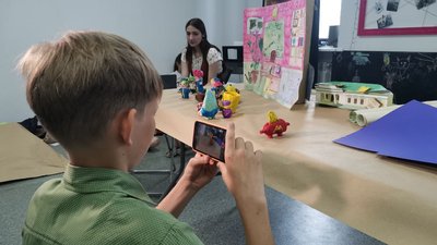 Діти самостійно створили мультфільм у Полтаві Діти самостійно створили мультфільм у Полтаві