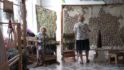 Плетіння маскувальних сіток