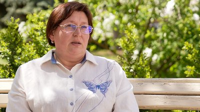 Ганна Кривцун – багатодітна мама й переселенка з Херсонщини