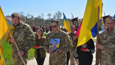 Похорон Петра Тенеського, Тернопіль, 11 квітня, 2024