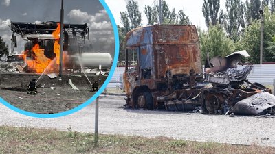Обстріли АЗС на Херсонщині