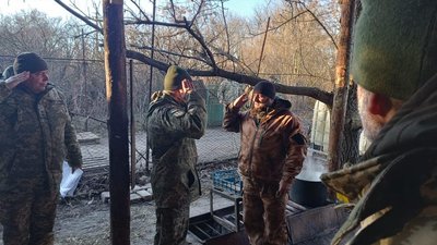 Офіцери з Тернопільщини відвідали стрілецькі батальйони Офіцери з Тернопільщини відвідали стрілецькі батальйони