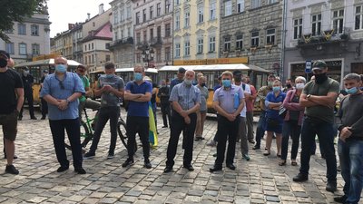 У Львові учасники бойових дій вимагають, аби їм надали земельні ділянки