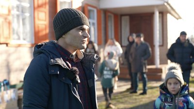 Багатодітному ветерану подарували будинок