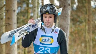 Віталій Калініченко, український стрибун з трампліна на Турне чотирьох трамплінів 2025/26