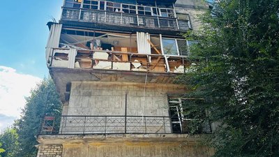 Наслідки російського удару по багатоповерхівці у Запоріжжі, 7 вересня 2026 року