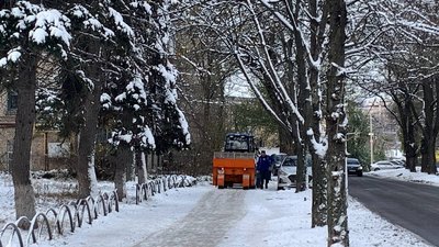 Сніг, негода, Дніпро