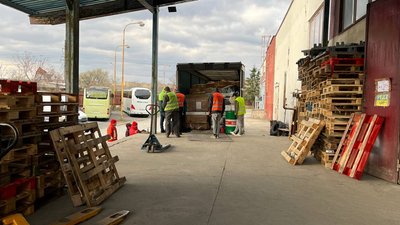 Гуманітарну допомогу з Португалії привезли на Закарпаття Гуманітарну допомогу з Португалії привезли на Закарпаття