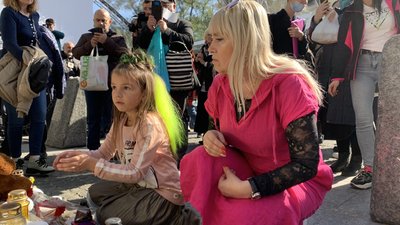 У Києві відбувається Марш пам'яті жертв Бабиного Яру У Києві відбувається Марш пам'яті жертв Бабиного Яру