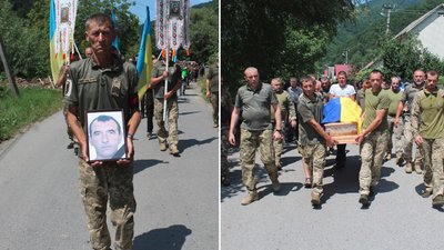 Прощання із захисником Володимиром Друляком