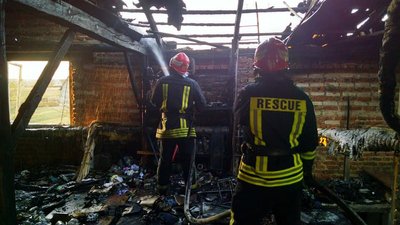 На Львівщині згорів дах будинку На Львівщині згорів дах будинку