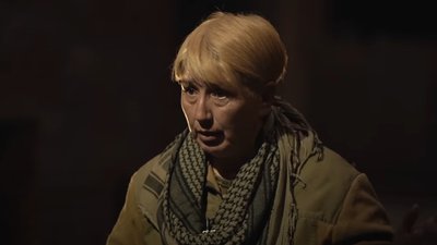 Лілія Кравченко. Кадр з фільму Суспільного "Аеропорт. Неповернення" Лілія Кравченко. Кадр з фільму Суспільного "Аеропорт. Неповернення"