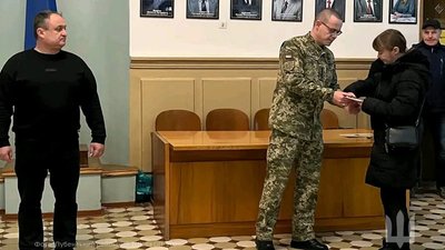 У Лубнах на Полтавщині передали нагороди родинам полеглих і зниклих безвісти воїнів