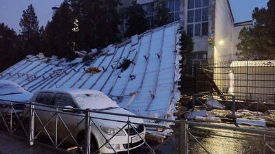 шторм у Криму, пошкоджені будинки