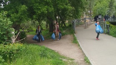 Зібрали понад 860 кілограмів сміття. У Сумах відбувся екокрос
