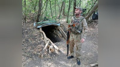 "Я пішов на війну за себе, дітей і за своїх предків". Як кулеметник 102 бригади Слава Костюк воює на фронті "Я пішов на війну за себе, дітей і за своїх предків". Як кулеметник 102 бригади Слава Костюк воює на фронті