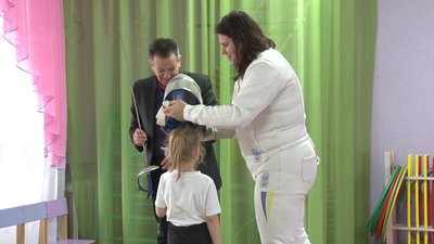 Бронзова призерка чемпіонату Європи з фехтування провела олімпійський урок