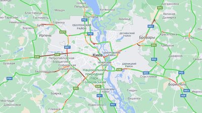 На виїзді з Києва утворилися багатокілометровий затор На виїзді з Києва утворилися багатокілометровий затор