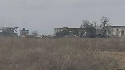 Військова частина ЗС РФ на півночі Євпаторії, окупований Крим