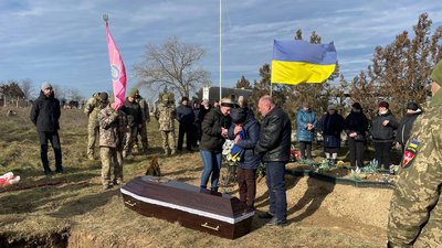 На Одещині попрощались з військовим Олександром Мотоманом На Одещині попрощались з військовим Олександром Мотоманом