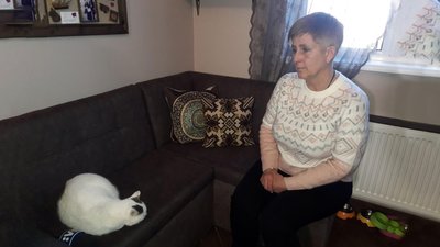 "Не виїхала, аби не кидати собак". Сумські волонтери евакуювали з Харківщини жінку та її тварин