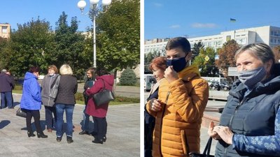 "Поставили перед фактом": у Черкасах мешканці гуртожитку, яких виселяють, влаштували мітинг "Поставили перед фактом": у Черкасах мешканці гуртожитку, яких виселяють, влаштували мітинг