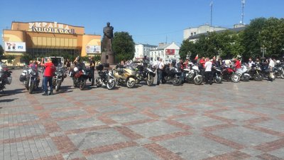 У Рівне приїхали байкери з Польщі. Що вшановують У Рівне приїхали байкери з Польщі. Що вшановують