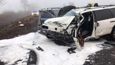 На Полтавщині зіштовхнулися три автомобілі На Полтавщині зіштовхнулися три автомобілі