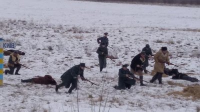 Бій армії УНР з більшовиками відтворили на Тернопільщині Бій армії УНР з більшовиками відтворили на Тернопільщині