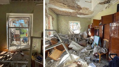 Зруйнований будинок, вибиті вікна багатоповерхівок та школи. У Кропивницькому рахують збитки від обстрілу Зруйнований будинок, вибиті вікна багатоповерхівок та школи. У Кропивницькому рахують збитки від обстрілу