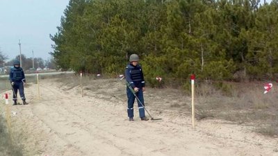 На Херсонщині рятувальники знищили 2 вибухонебезпечних предмета часів Другої світової війни