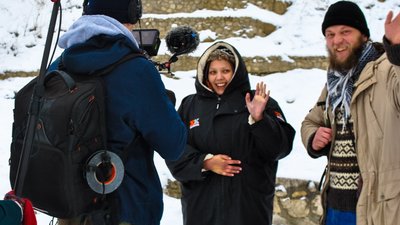 Перша з України прикарпатка проплила Льодову Милю