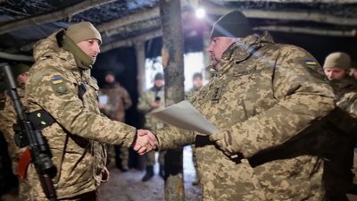 Воїнів 103 бригади ТрО нагородили за участь у визволенні населених пунктів Донеччини