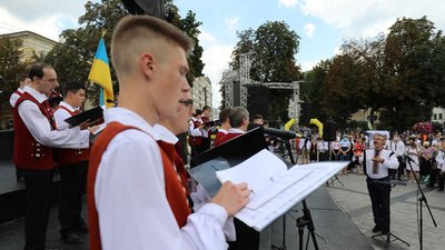 Львівська хорова капела "Дударик" виконала акафіст до Дня Незалежності Львівська хорова капела "Дударик" виконала акафіст до Дня Незалежності