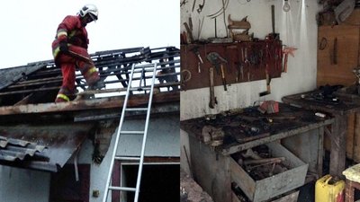 Житловий будинок міг згоріти у селі на Закарпатті через пожежу в господарчій споруді