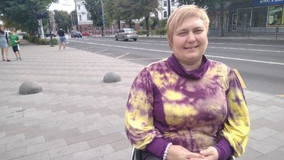 Укриттів для людей на візках у Житомирі немає — місцеві мешканці Укриттів для людей на візках у Житомирі немає — місцеві мешканці